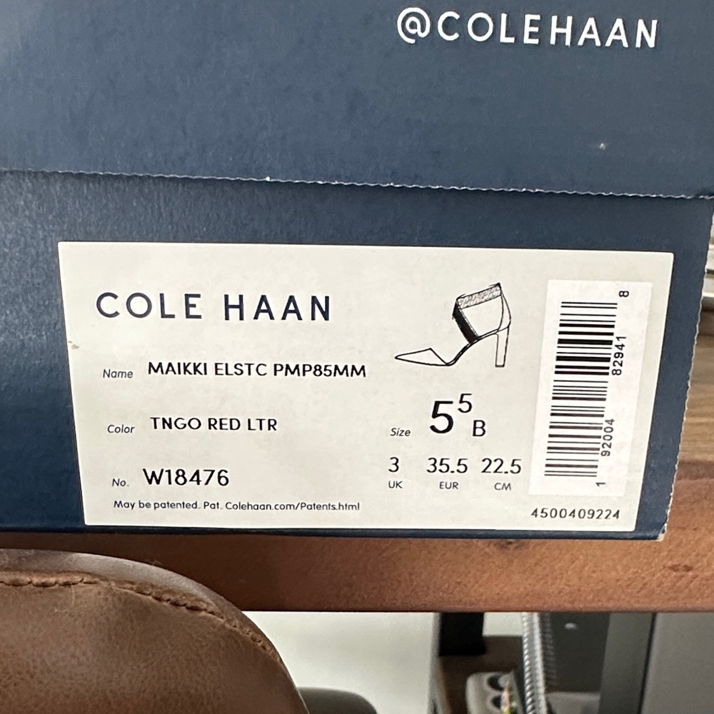 Cole Haan Women's Vibrant Red Heels - Picture 3 of 3